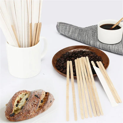 Disposable Single Packaged Coffee Wood Stirrer